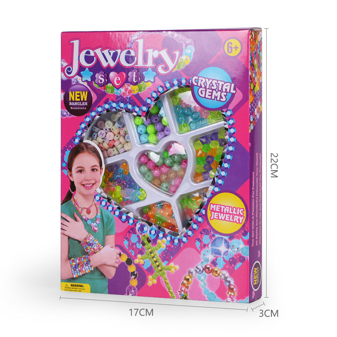 Beaded Bracelet DIY Kit, Suitable For Beginners, Can Be Used To Make Bracelets, Keychains, Ideal For DIY Polymer Clay Beading Hobbyists, Great For Valentine's Day Or Christmas Gifts