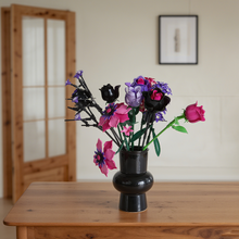 Load image into Gallery viewer, Creative DIY Building Block Flower Bouquet Set for Adults – Assembled Puzzle Model, Elegant Desktop Decor, Unique Collectible Gift for Her, Home Craft Hobby Fun
