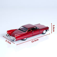 Load image into Gallery viewer, 1:32 Scale Cadillac Alloy Car Model – Pull Back Toy with Doors Open, Lights &amp; Sound, Gift Box Package, 4 Colors (Black/Red/Blue/Pink), Great for Collectors
