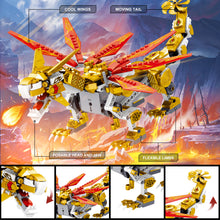 Load image into Gallery viewer, Dragon Building Toys (521Pcs), Educational Birthday Gift Idea for Kids Boys Girls 8-12, Remote Control &amp; App Programmable Building Kit
