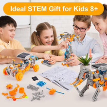 Load image into Gallery viewer, CIRO STEM Projects Solar Robot Toys, 11-in-1 Education Science Experiment Kits for Kids Ages 8-12, 288 Pieces Building Set - GP TOYS
