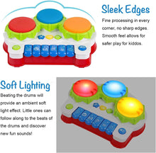 Load image into Gallery viewer, Baby Toys for 1 Year Old Toddler, Piano &amp; Drum Musical Instruments Toys for 6, 12 Months Infant

