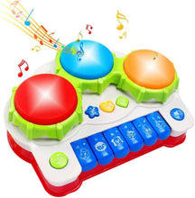 Load image into Gallery viewer, Baby Toys for 1 Year Old Toddler, Piano &amp; Drum Musical Instruments Toys for 6, 12 Months Infant
