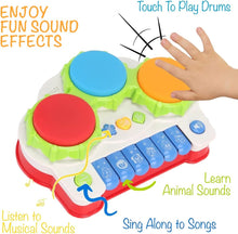 Load image into Gallery viewer, Baby Toys for 1 Year Old Toddler, Piano &amp; Drum Musical Instruments Toys for 6, 12 Months Infant
