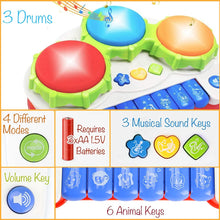 Load image into Gallery viewer, Baby Toys for 1 Year Old Toddler, Piano &amp; Drum Musical Instruments Toys for 6, 12 Months Infant
