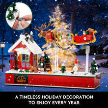 Load image into Gallery viewer, Christmas Building Sets, Santa Claus and Reindeer Christmas Décor Building Kit, Features a Christmas Tree Toy Gift Idea for Kids Boys Girls (940 PCS)
