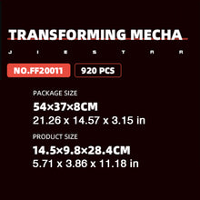 Load image into Gallery viewer, Transforming MECHA Red Building Blocks Set Two Forms Building Deformation
