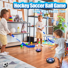 Load image into Gallery viewer, Hover Soccer Ball Set with 2 Goals, USB Rechargeable with LED Light and Inflatable Ball, Air Floating Soccer with Safe Bumper for Indoor Outdoor Sports Ball Game, Football Toy Gift for Kids Boy Girl

