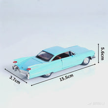 Load and play video in Gallery viewer, 1:32 Scale Cadillac Alloy Car Model – Pull Back Toy with Doors Open, Lights &amp; Sound, Gift Box Package, 4 Colors (Black/Red/Blue/Pink), Great for Collectors
