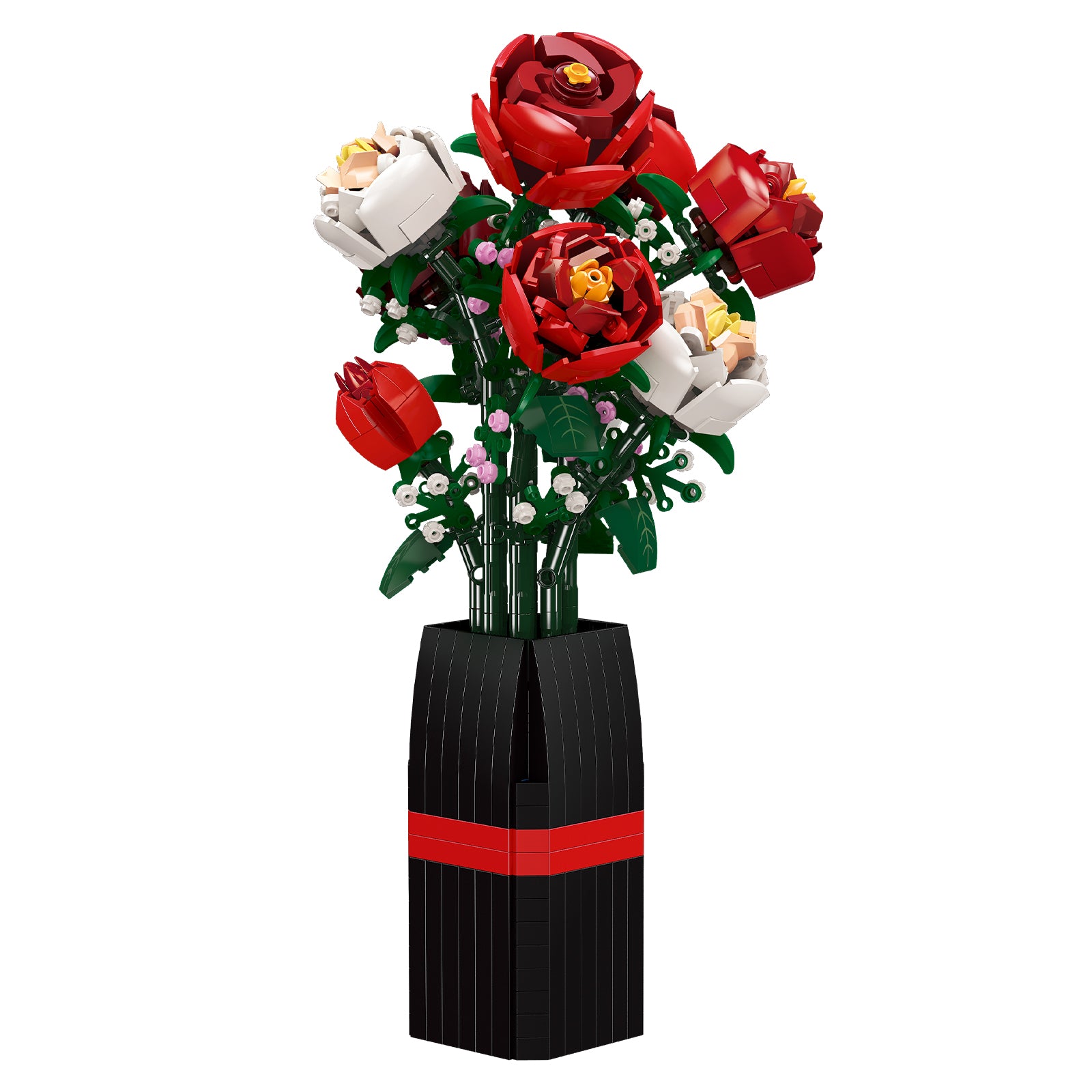 Roses Lego 3d Amazon Legi Flowers Boquet Flowers Bouquet Building