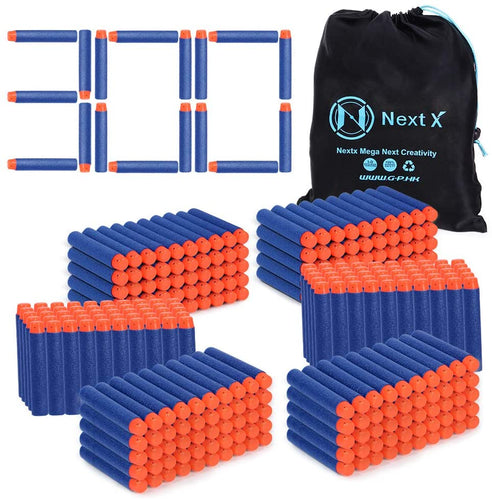 Blaster Darts With Storage Bag, 300 Pcs - GP TOYS