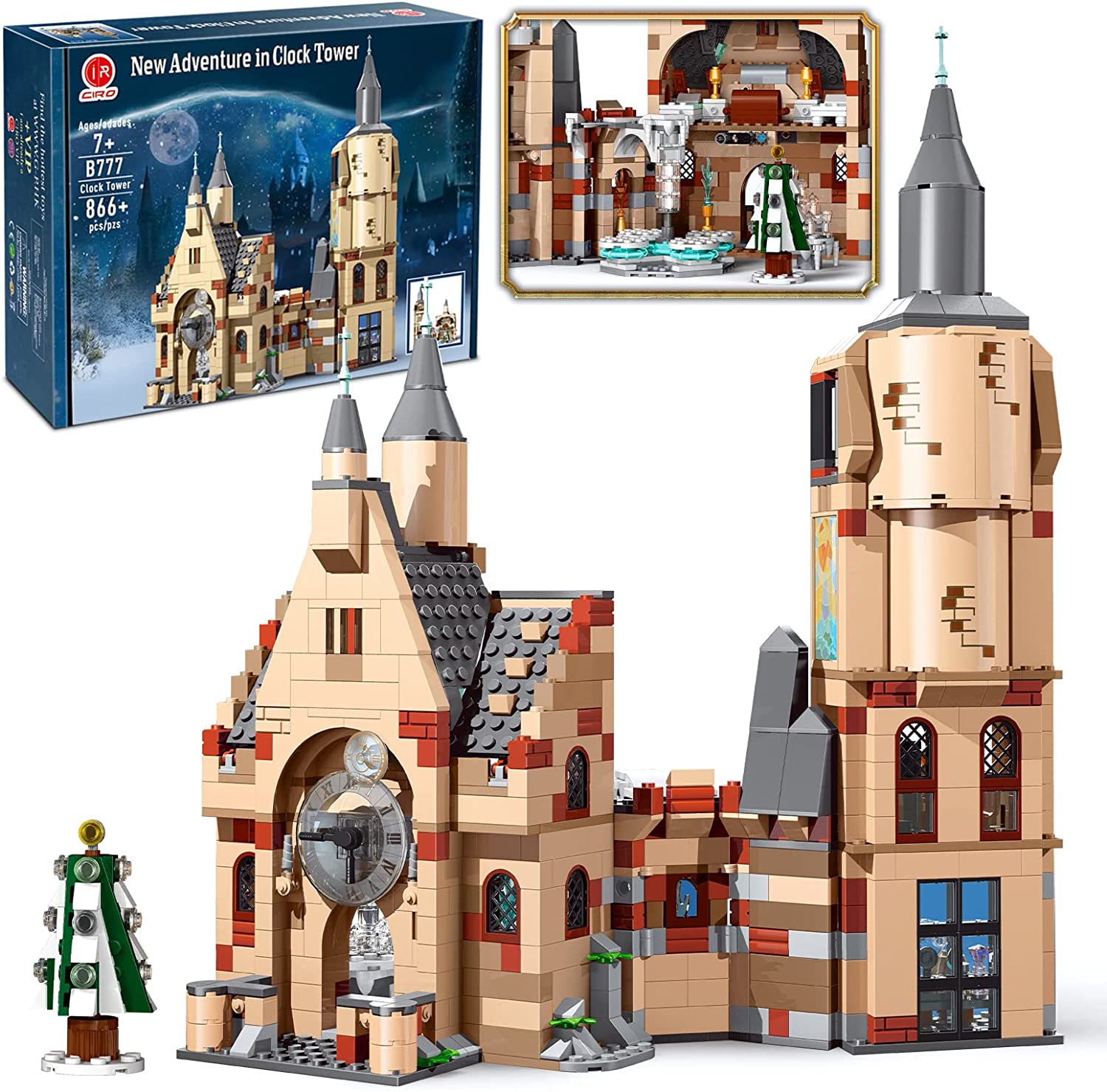 Harry outlet Potter Hogwarts Clock Tower Lego