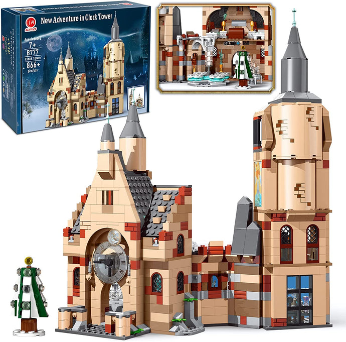 Harry Potter Clock Tower and Great Hall Castle Dumbledore Office 871Pcs