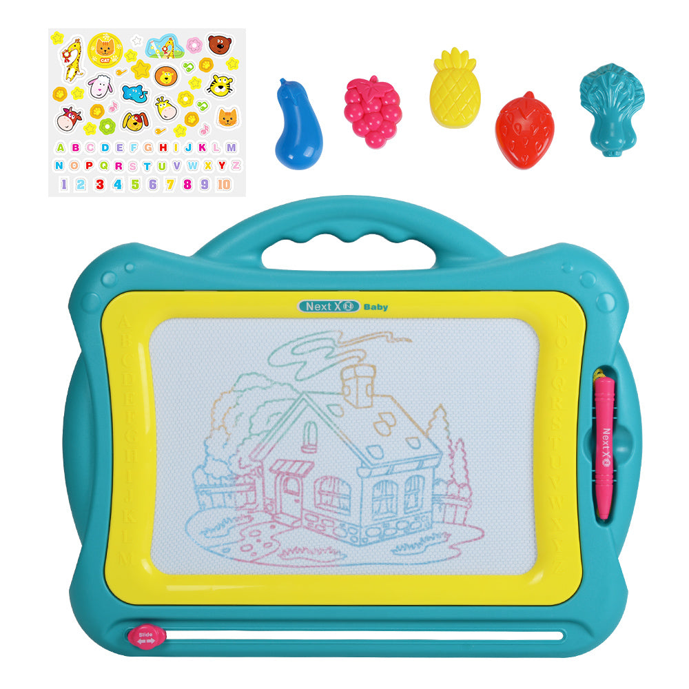 Amazon.com: ikidsislands IKS85B [Travel Size] Magnetic Drawing Board for  Toddlers, Color Magna Erasable Doodle Pad for Kids, Mess Free Write and  Learn Creative Educational Toys for Toddler Boys (Blue) : Toys &