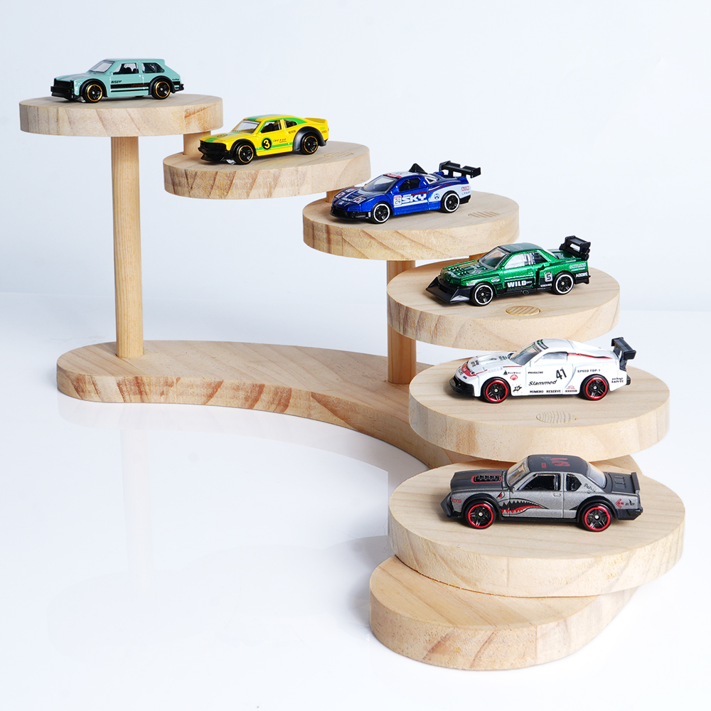1:64 Scale Alloy Sports Car Model Set with Transparent Display Case - Image 24