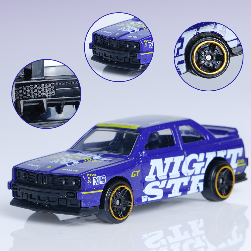 1:64 Scale Alloy Sports Car Model Set with Transparent Display Case - Image 34