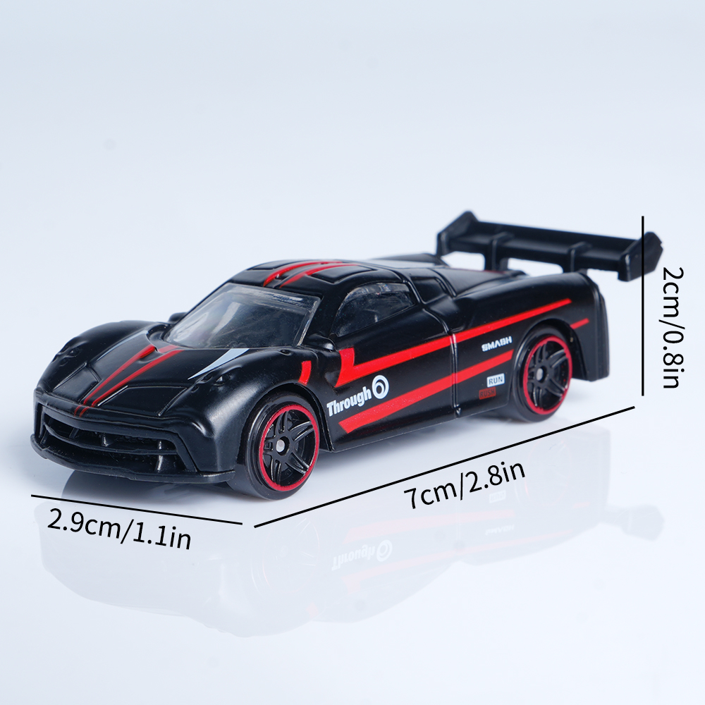 1:64 Scale Alloy Sports Car Model Set with Transparent Display Case - Image 20