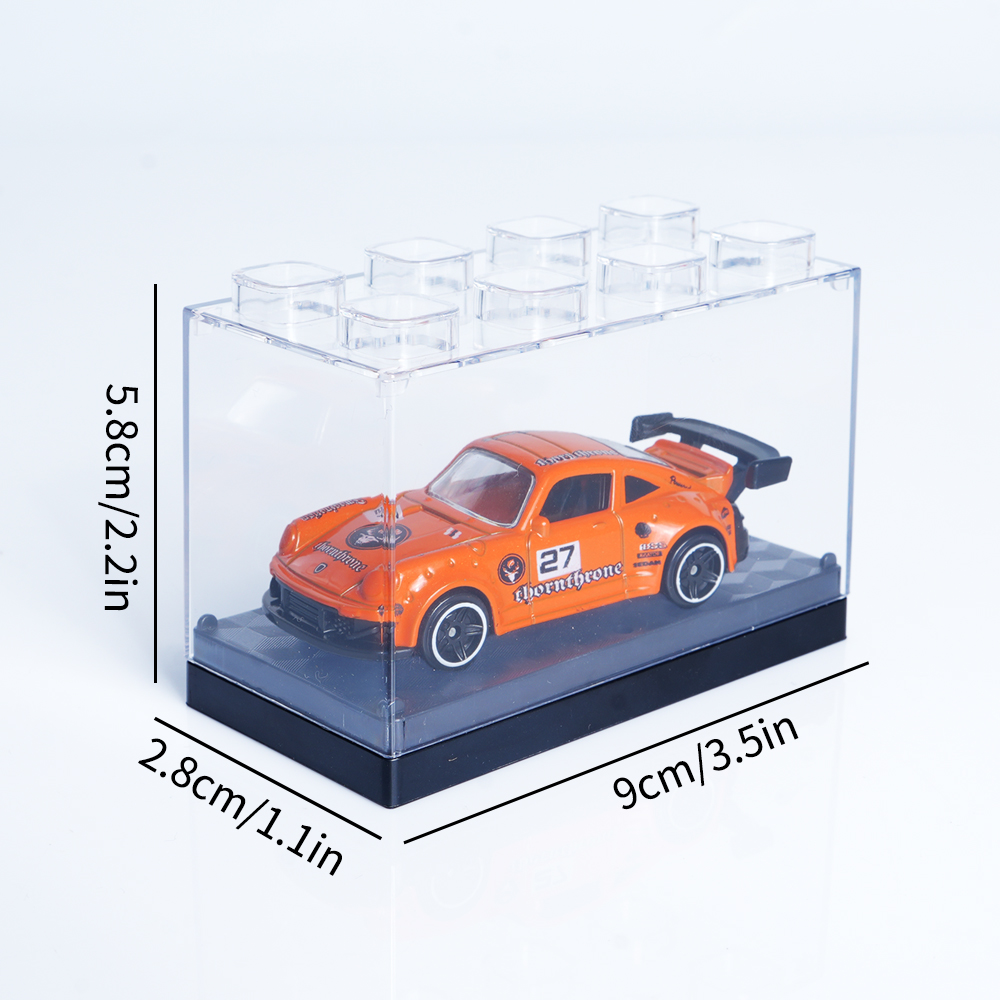 1:64 Scale Alloy Sports Car Model Set with Transparent Display Case - Image 38