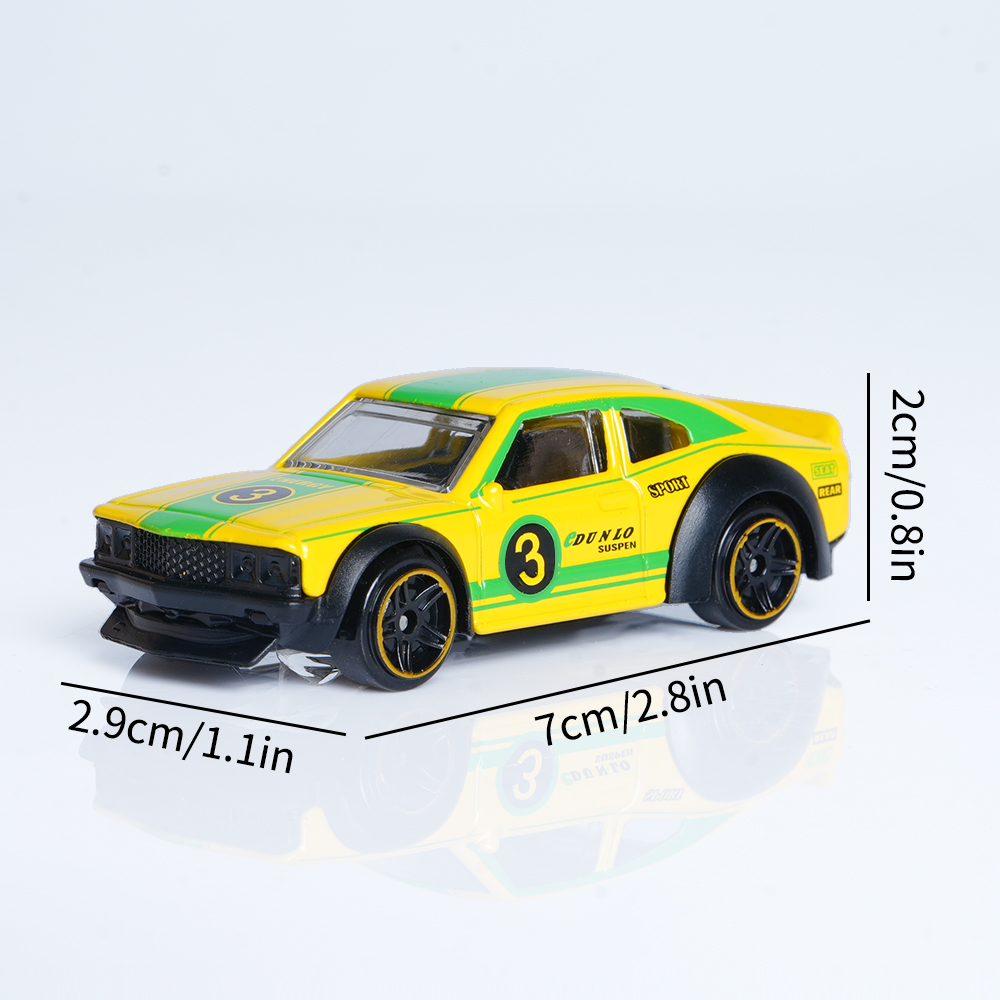 1:64 Scale Alloy Sports Car Model Set with Transparent Display Case - Image 28