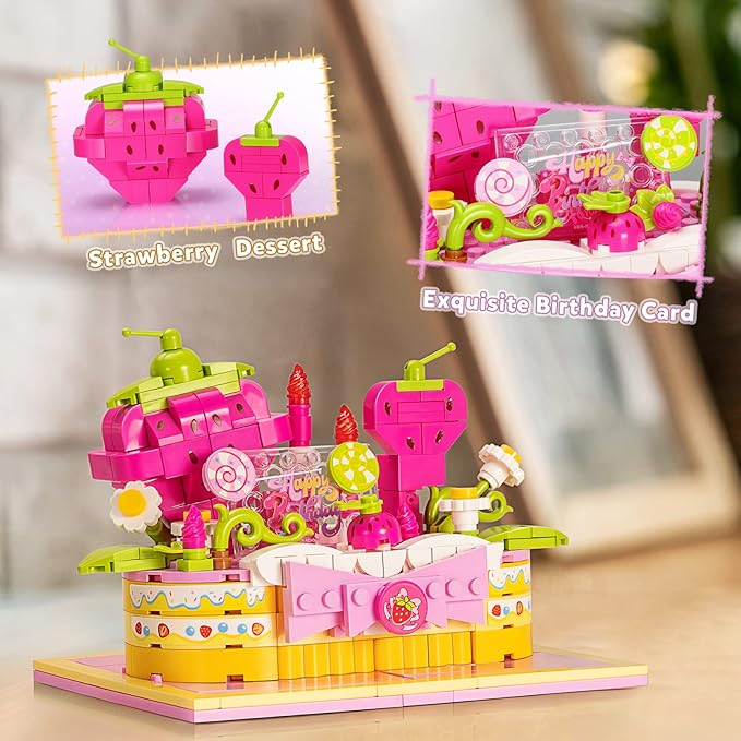 Creative 3 in 1 Friends Sets for Girls Dream Girls Friends House Building Kit Girls Building Toys STEM Educational Gifts for Girls Aged 6+ (579 PCS) - Image 5