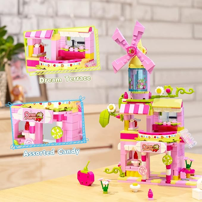 Creative 3 in 1 Friends Sets for Girls Dream Girls Friends House Building Kit Girls Building Toys STEM Educational Gifts for Girls Aged 6+ (579 PCS) - Image 3