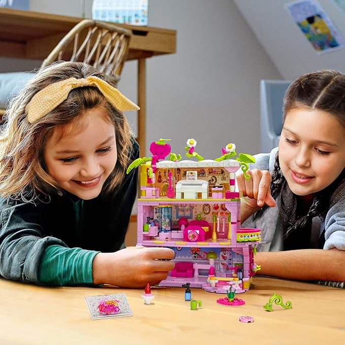 Creative 3 in 1 Friends Sets for Girls Dream Girls Friends House Building Kit Girls Building Toys STEM Educational Gifts for Girls Aged 6+ (579 PCS) - Image 7