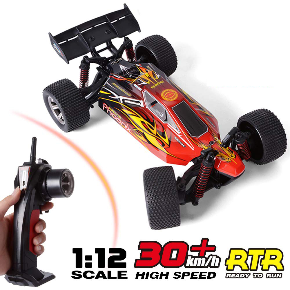 GPTOYS Remote Control Car, 2.4Ghz Off Road Rc Car with Battery, Truck Hobby Grade Vehicle 1: 12 Scale 18+Mph 2WD Cars for Adults Kids - Image 4